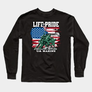 Life And Pride U.S. Marine Long Sleeve T-Shirt